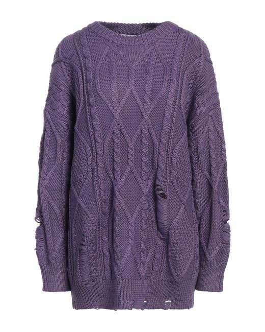 WEILI ZHENG Purple Pullover