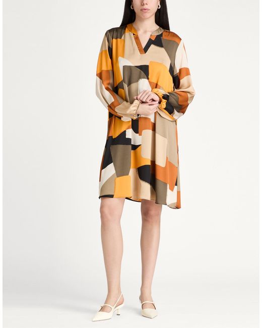Joseph Ribkoff Metallic Mini Dress Polyester