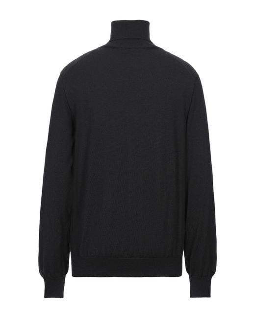 Dolce & Gabbana Black Turtlenecks for men