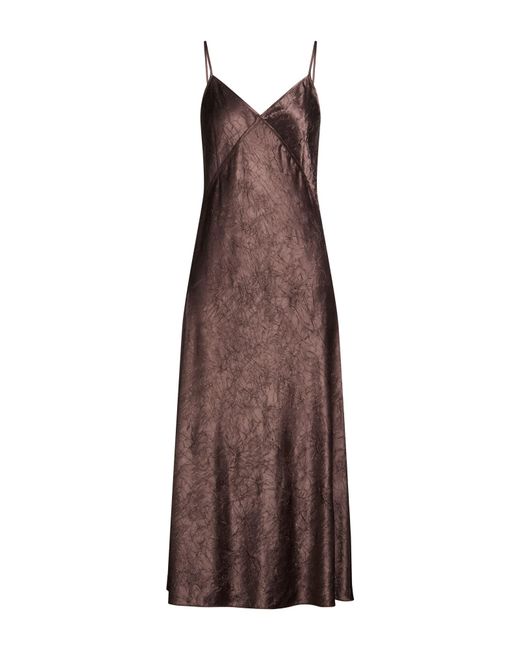 MAX&Co. Brown Midi Dress