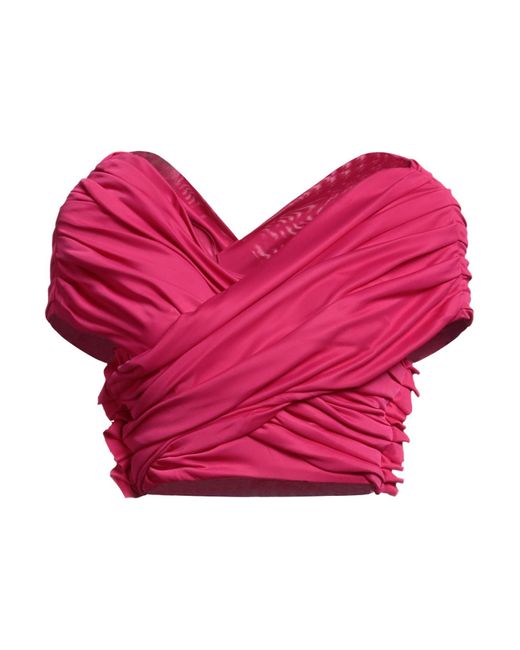 Top MSGM en coloris Red