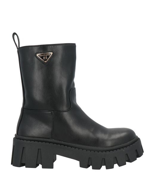 Laura Biagiotti Black Ankle Boots