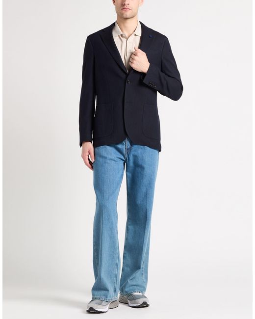 Lardini Blue Blazer for men