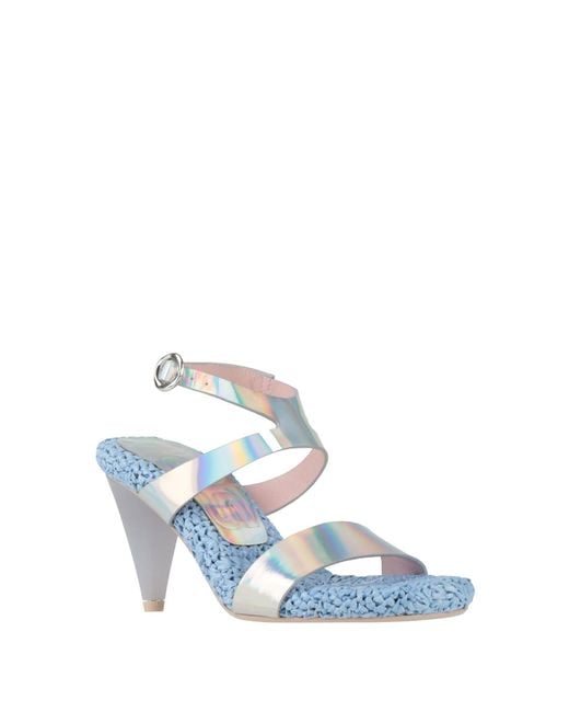 Sandales Ras en coloris Blue