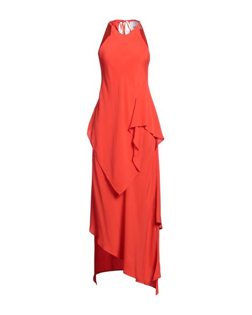 Erika Cavallini Semi Couture Red Maxi Dress