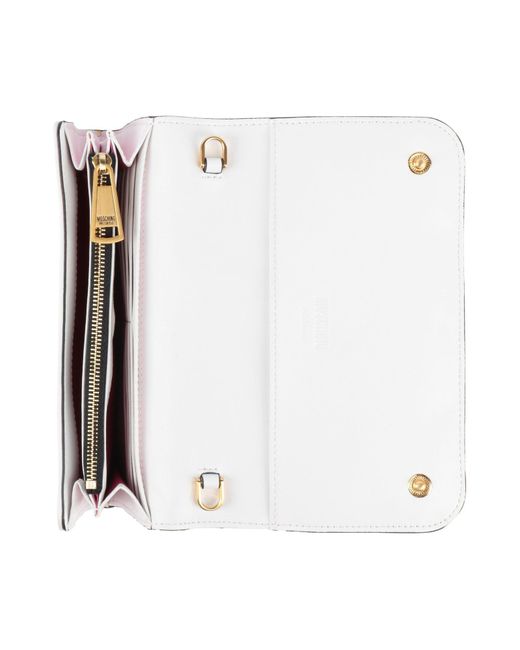 Moschino Pink Crossbody Wallets