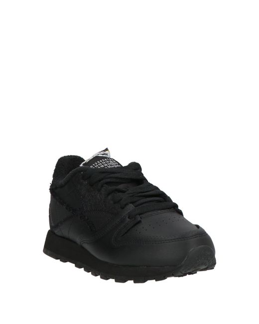Maison Margiela Black Reebok Sneakers Leather