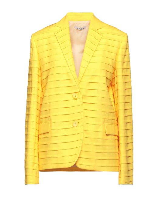 Krizia Yellow Blazer
