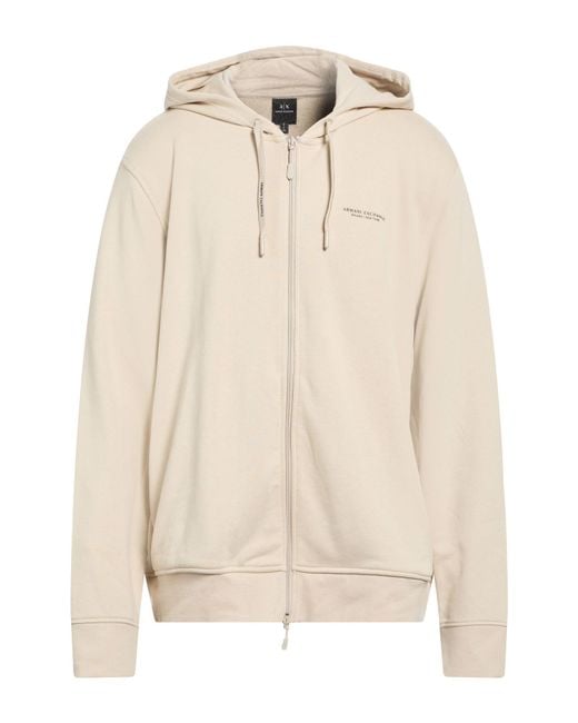 ARMANI EXCHANGE Natural Sweatshirt Cotton, Elastane for men