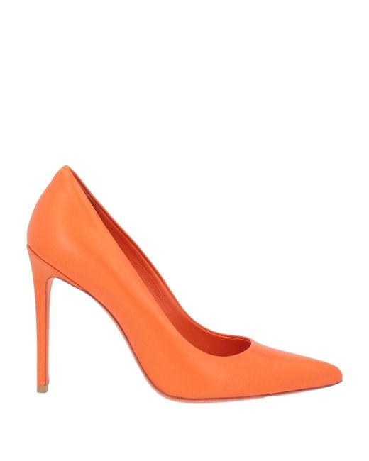 Aldo Castagna Orange Pumps Leather