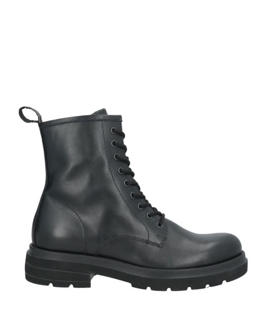 Nero Giardini Black Ankle Boots for men