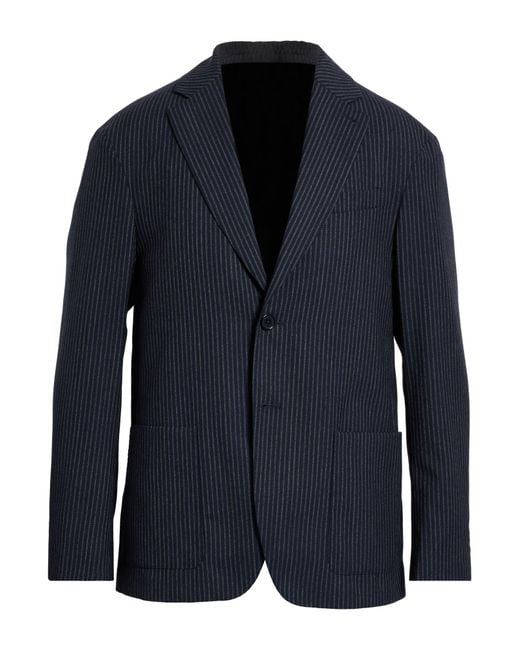 Officine Generale Blue Blazer for men