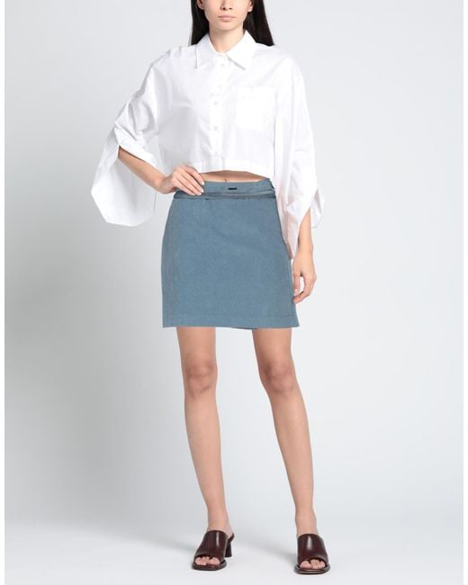 DSquared² Blue Mini Skirt
