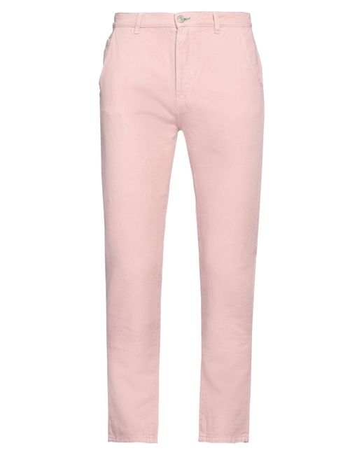 Grey Daniele Alessandrini Pink Trouser for men