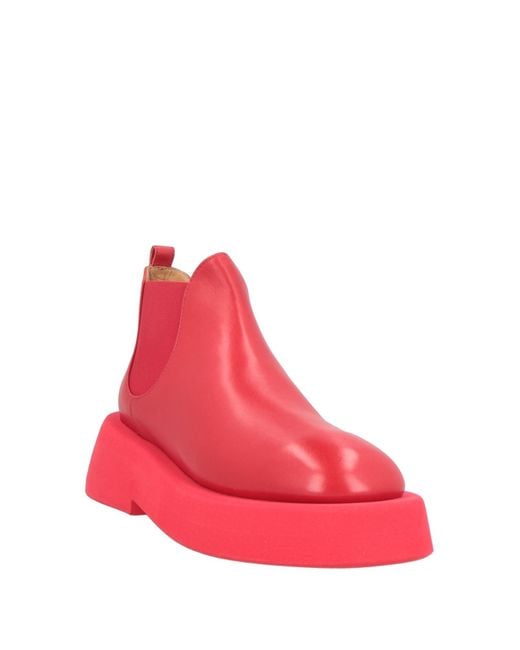 Marsèll Pink Ankle Boots Leather