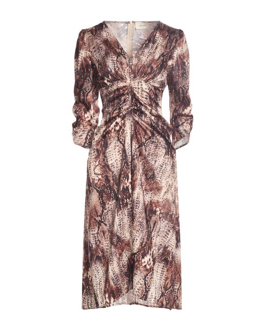 ViCOLO Pink Midi Dresses