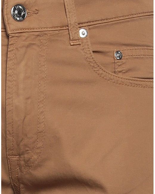 Siviglia Natural Camel Pants Cotton, Linen, Elastane for men