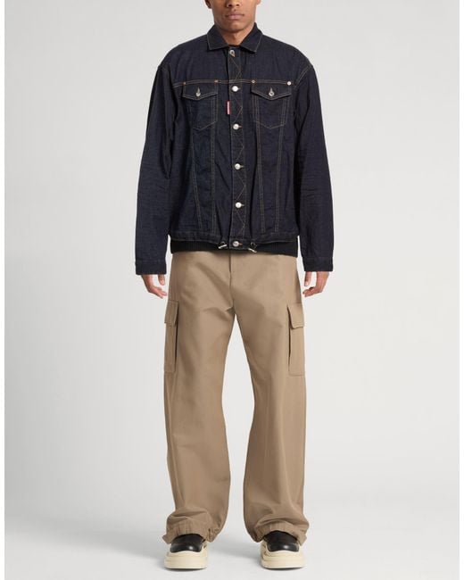 DSquared² Blue Denim Outerwear for men