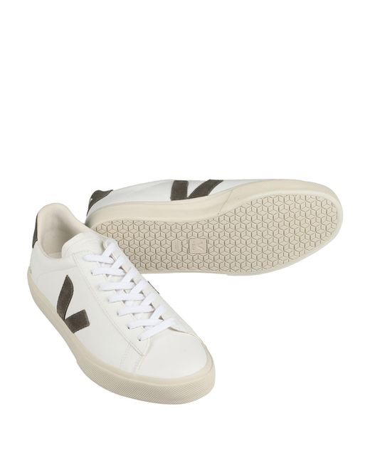 Veja White Chromefree Leather 'campo' Sneakers for men