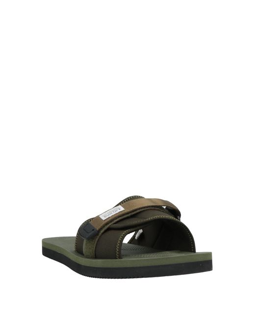 Suicoke Green Sandals for men
