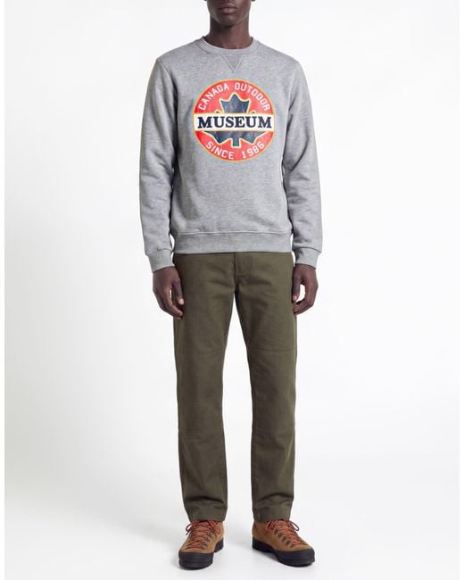 Museum Gray Sweatshirt for men