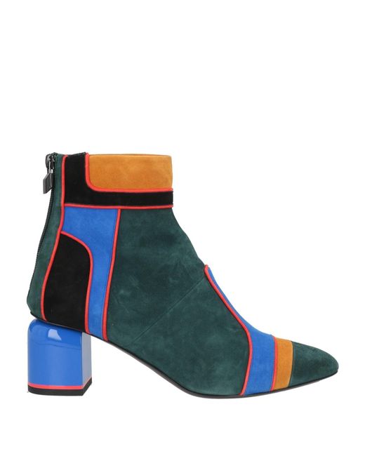 Pierre Hardy Blue Ankle Boots