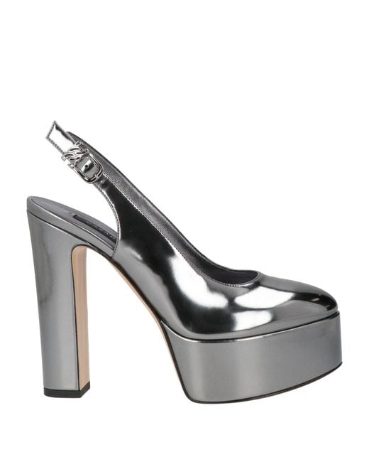 Casadei Metallic Pumps Synthetic Fibers