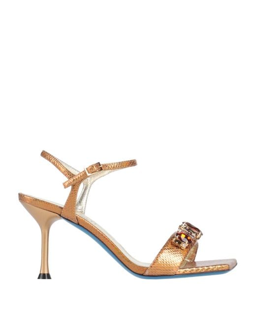 Loriblu Metallic Sandals