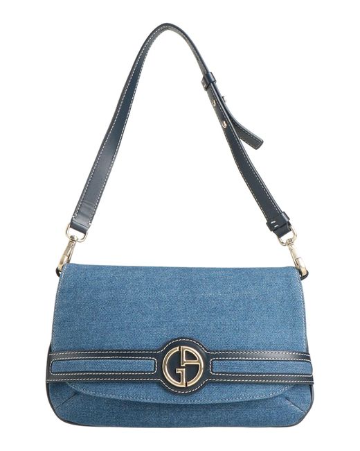 Borsa A Mano di Giorgio Armani in Blue