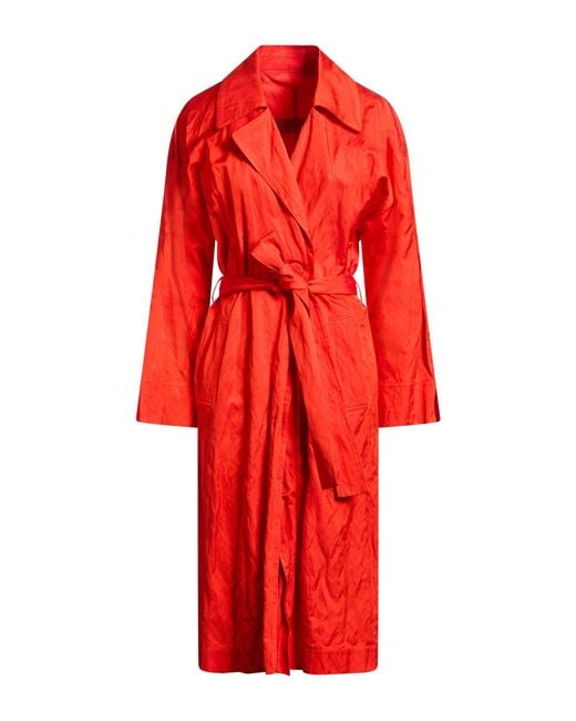 Gentry Portofino Red Overcoat & Trench Coat