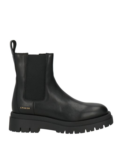 COPENHAGEN Black Ankle Boots