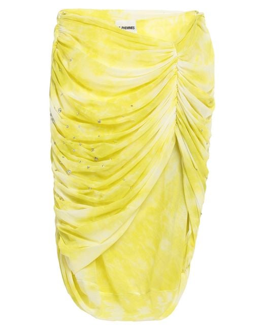 Minigonna di DES_PHEMMES in Yellow