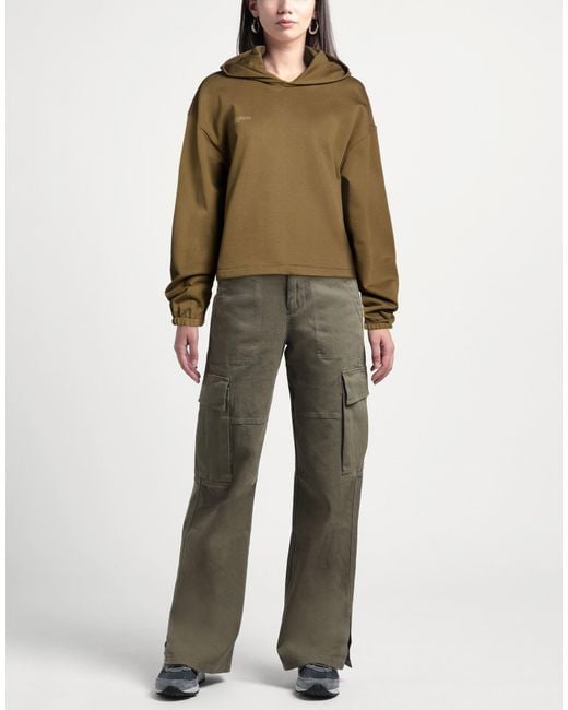 PANGAIA Green Military Sweatshirt Organic Cotton
