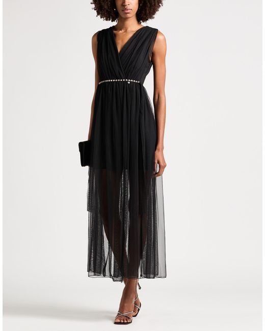 Rinascimento Black Maxi Dress Polychloride