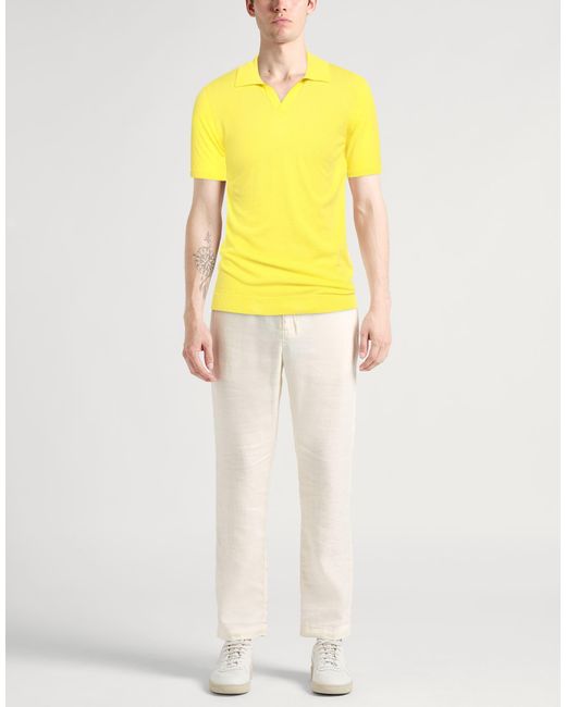 Pullover Roberto Collina pour homme en coloris Yellow