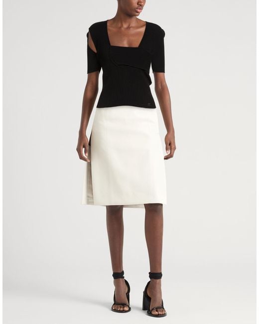 Courreges Black Sweater Viscose, Polyester