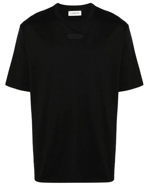 T-shirt di Lanvin in Black da Uomo