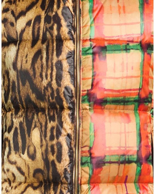 Roberto Cavalli Orange Vest Polyamide