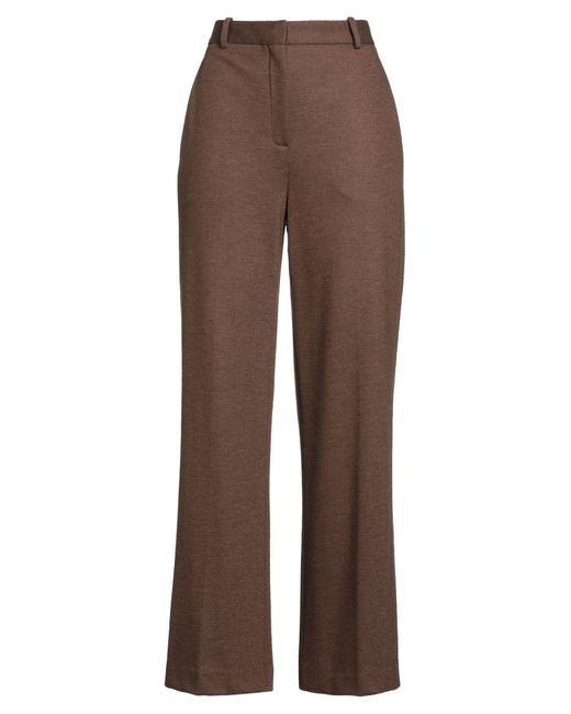 Circolo 1901 Brown Pants Virgin Wool, Cashmere, Polyamide