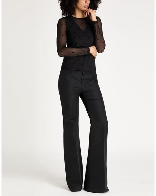 Karl Lagerfeld Black Top Polyester, Elastane