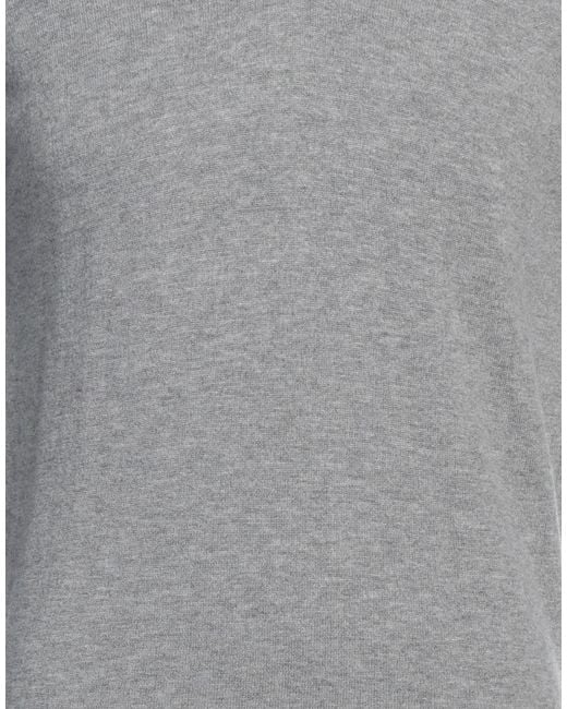 Alpha Studio Gray Light Sweater Geelong Wool for men
