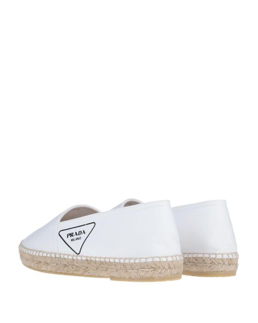 prada white espadrilles