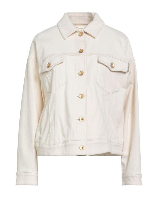 Brunello Cucinelli White Denim Outerwear