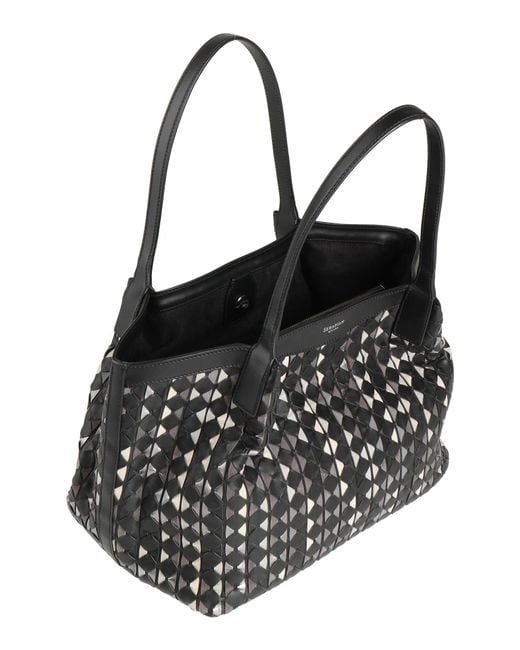 Serapian Black Handbag Leather