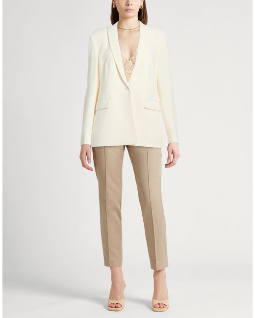 Theory White Blazer Triacetate, Polyester