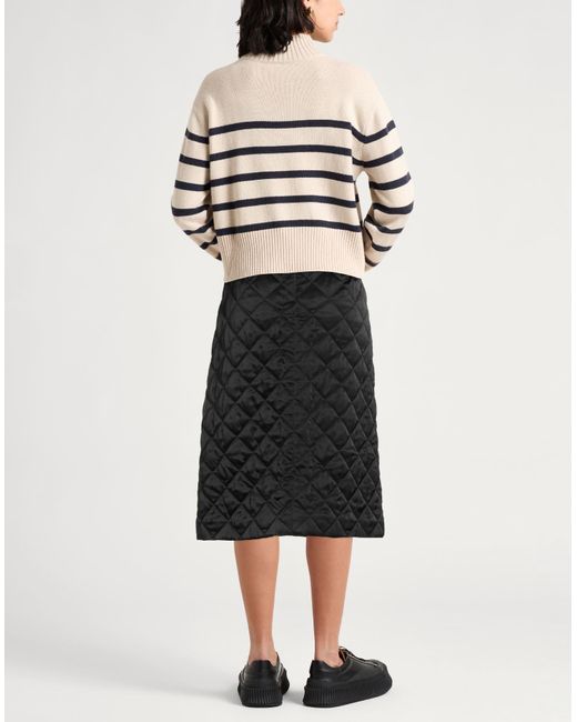 Jil Sander Black Midi Skirt Viscose