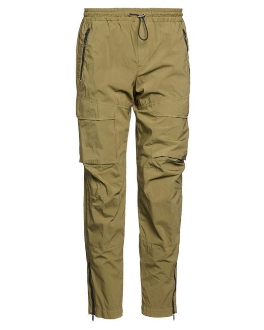 PT Torino Green Pants Cotton, Polyamide, Elastane for men