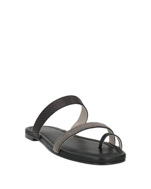 Fabiana Filippi White Thong Sandal Leather