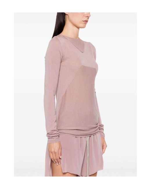Rick Owens Pink Pullover