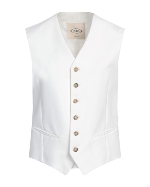 Tod's White Waistcoat